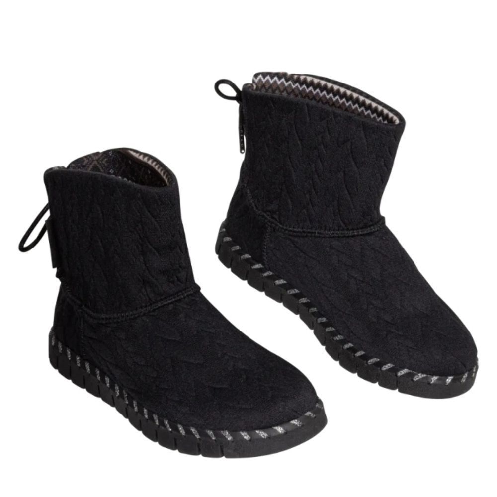 🆕️👢MUK LUKS Women's Flexi Hoboken Boots - Black, Sz 7